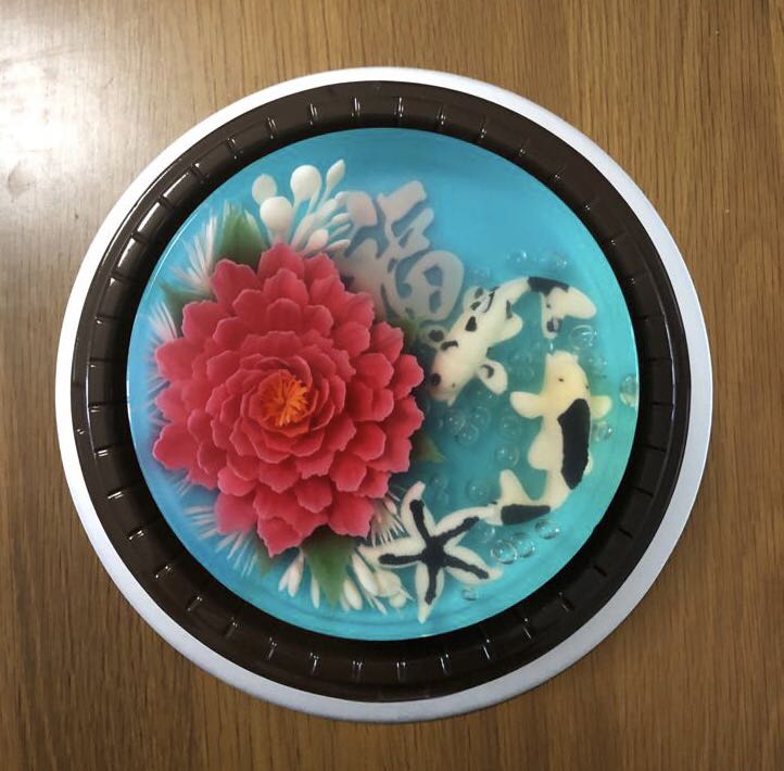 6inch 3d Jelly Cake Koi Fish Pond, Food & Drinks, Homemade Bakes on
