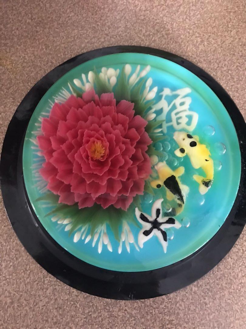 6inch 3d Jelly Cake Koi Fish Pond, Food & Drinks, Homemade Bakes on