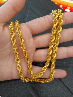 916 Gold rope chain, Women's Fashion 