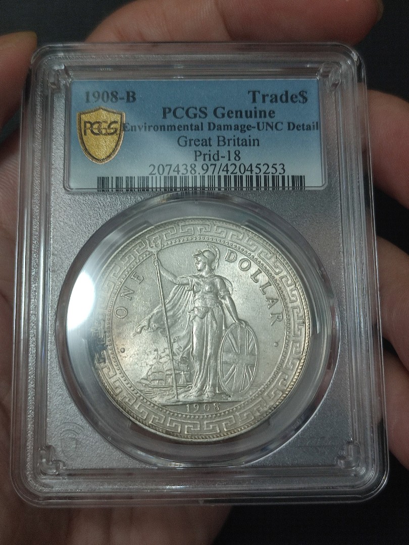香港 イギリス 貿易銀 1910年 ONE DOLLAR 銀貨（最新コレッ