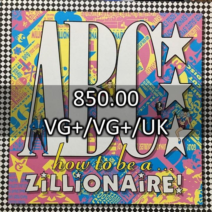 Abc – How To Be A Zillionaire! Lp Vinyl Record Plaka, Hobbies & Toys, Music  & Media, Vinyls On Carousell