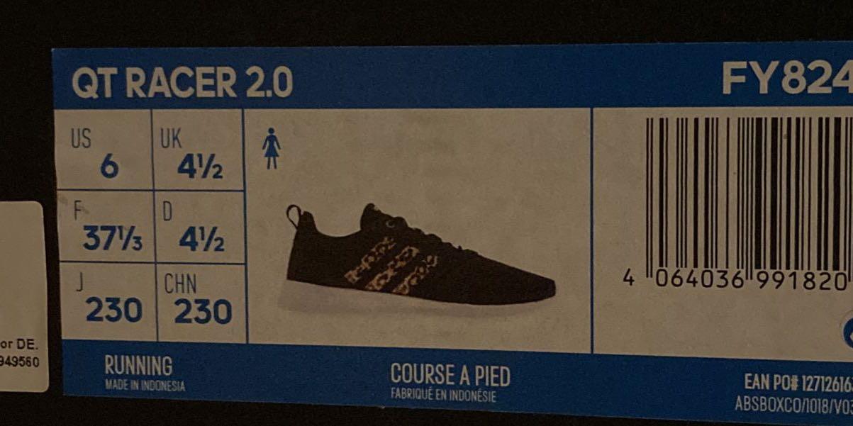 adidas qt racer 2.0 cheetah