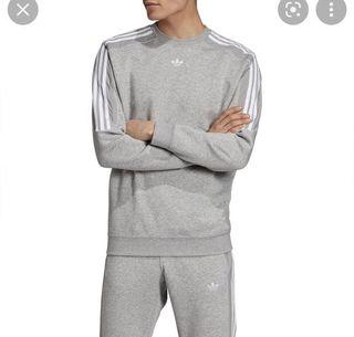 Adidas radkin crew dark grey pullover/sweat shirt 