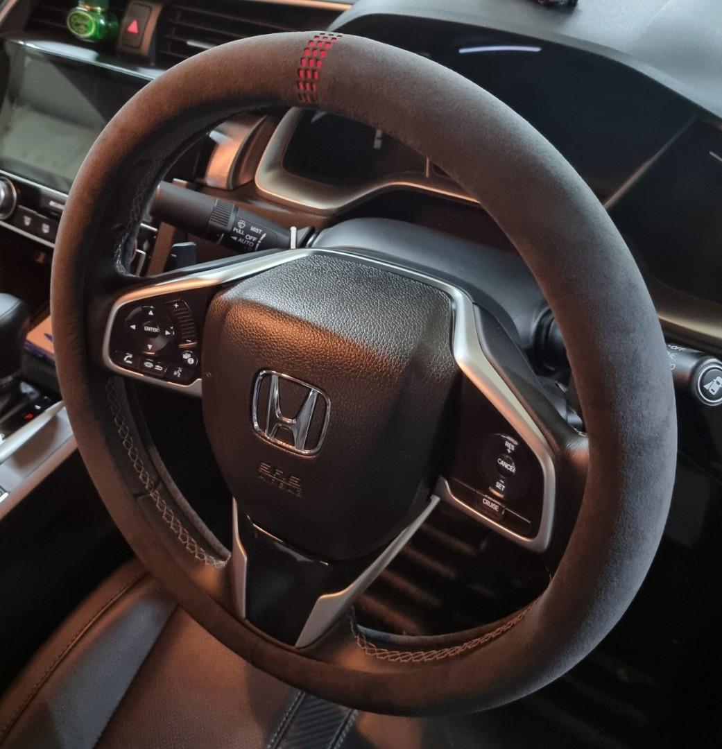 Aegis Alcantara Steering Cover, Car Accessories, Accessories on Carousell