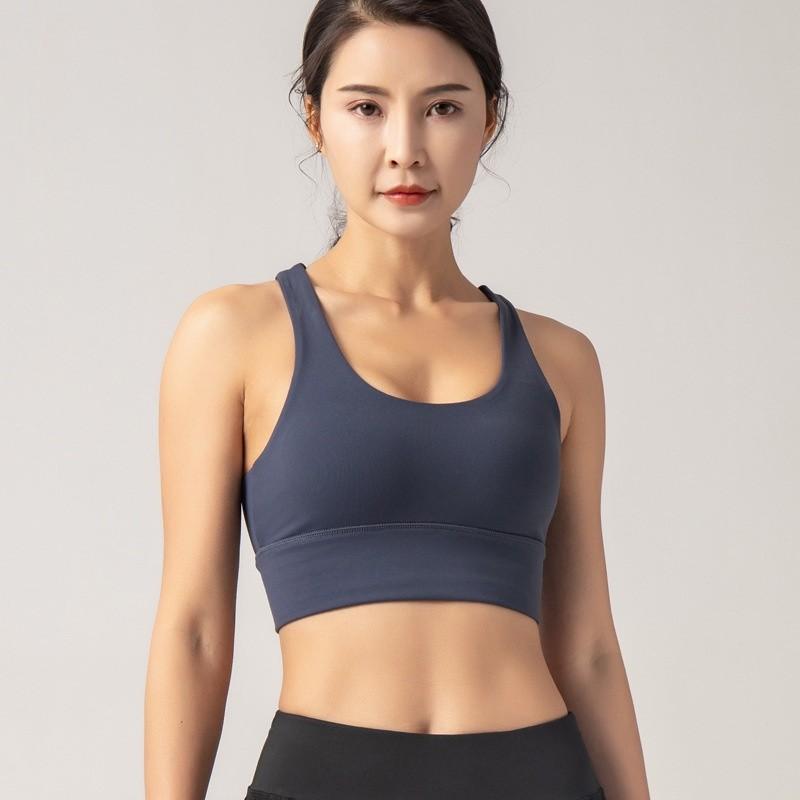 Air Active Padded Yoga Bra Spaghetti Strap shirring Sports Bra Top Workout  & Daily Wear, Women's Fashion, Activewear on Carousell