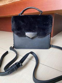 Aldo Moraine Furry Top Handle Bag