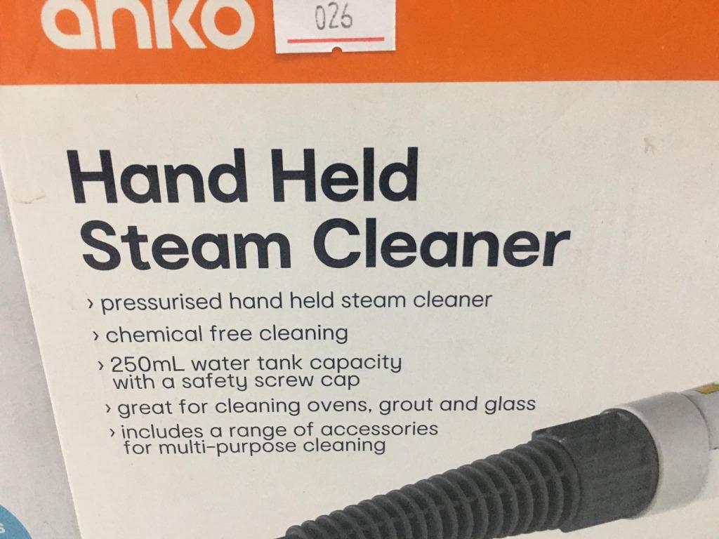 Anko Hand Held Steam Cleaner, Furniture & Home Living, Cleaning