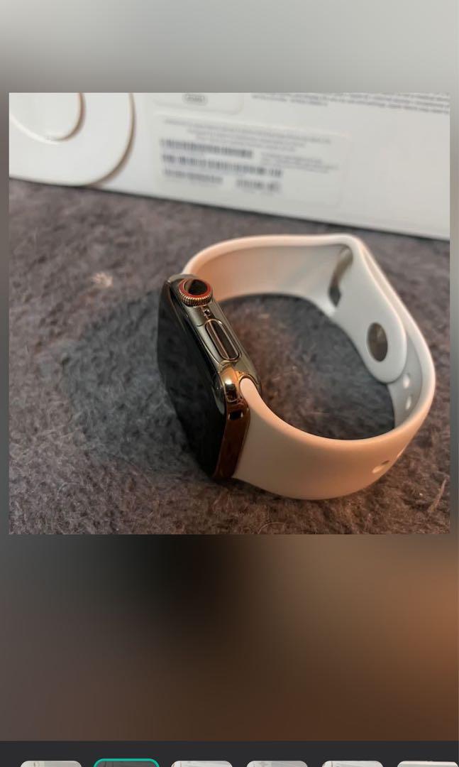 Apple watch shop s5 gold 40mm