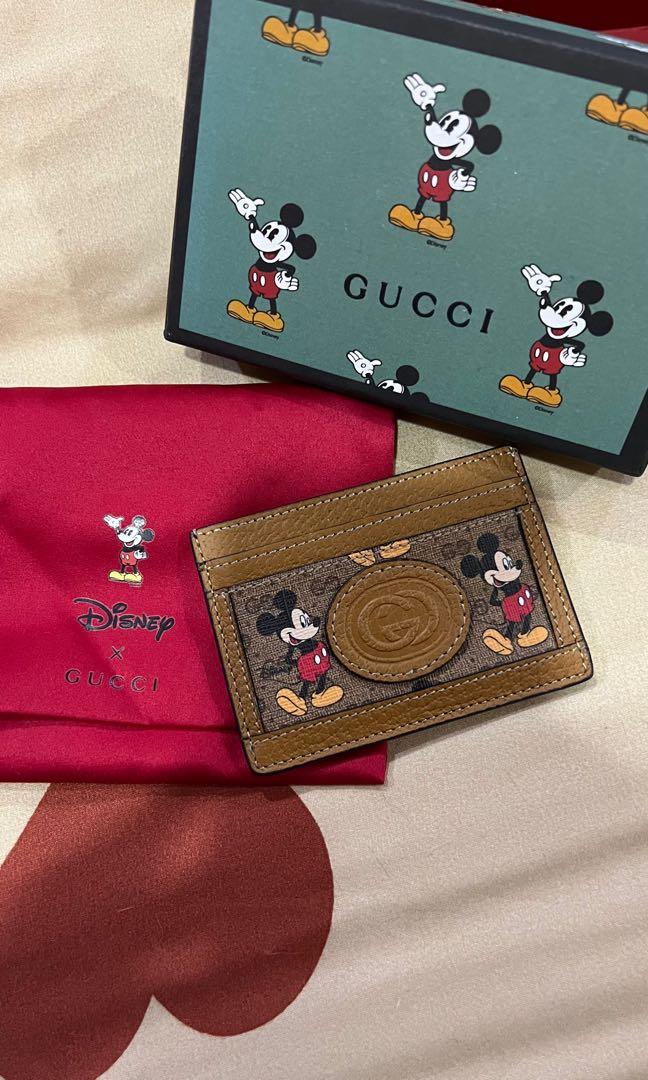 Disney x Gucci Card Holder Luxury Bags Wallets on Carousell