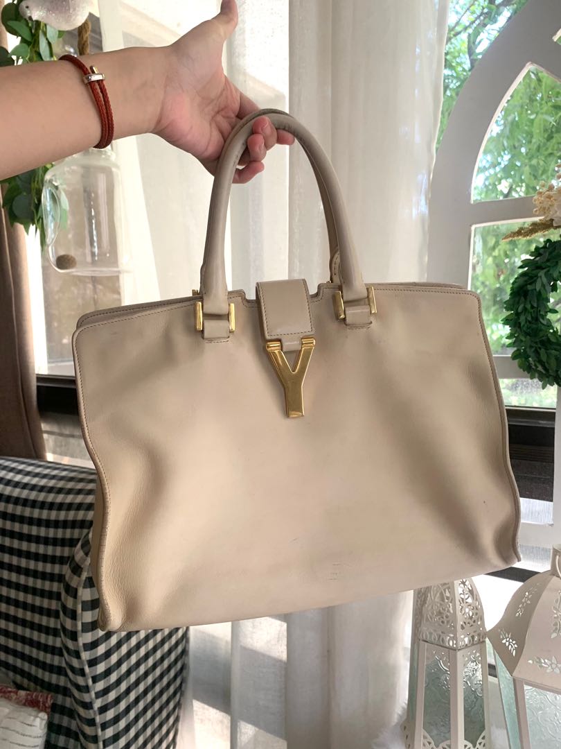 Authentic Ysl Cabas Chyc Small, Luxury, Bags & Wallets On Carousell