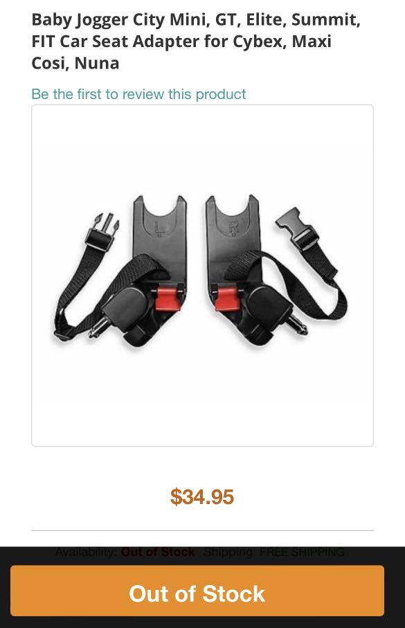 Baby jogger city cheap mini gt adapter