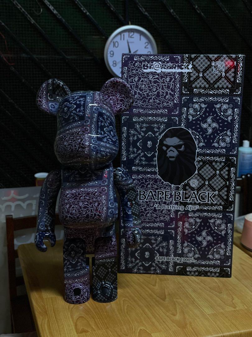 BAPE BLACK BANDANA BE@RBRICK 100% & 400% 【公式通販】
