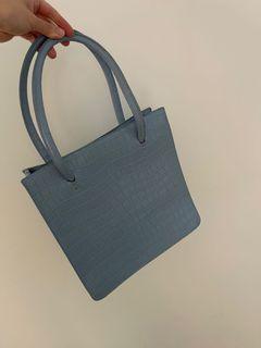 Blue shoulder bag