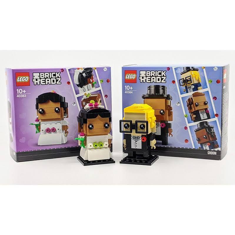 Brand New Lego BrickHeadz Bride Groom 40383 40384 Hobbies
