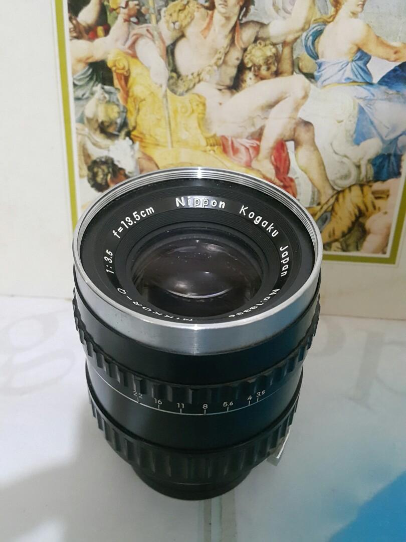 BRONICA S Nikkor Q 13.5cm 3.5 Mint (Category: Lens & Kits) located in Paranaque City. Submitted by vintagepopsicle (Listing ID 1161420084, Image 1). Description: Nikkor Q 13.5cm F3.5 for Bronica S mount medium format camera. Minty and Excellent working condition. No Fungus and No Haze. Snappy Aperture Blades. Gcash and Lalamove.