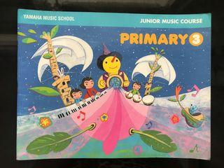 Buku Piano Yamaha Primary 3 ( isi 2 )