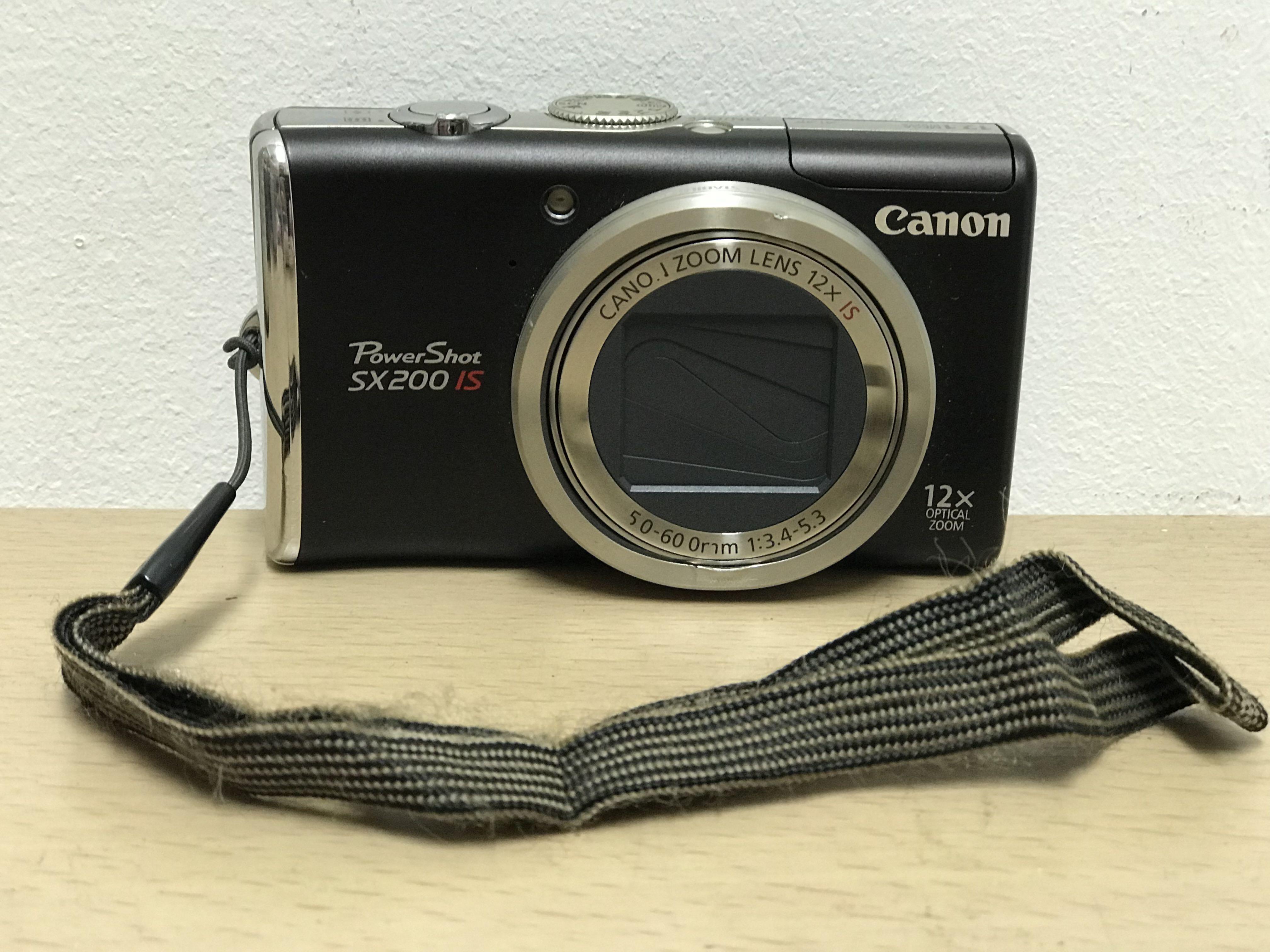 攝影系列：Canon PowerShot SX200IS 數碼相機, 攝影器材, 相機