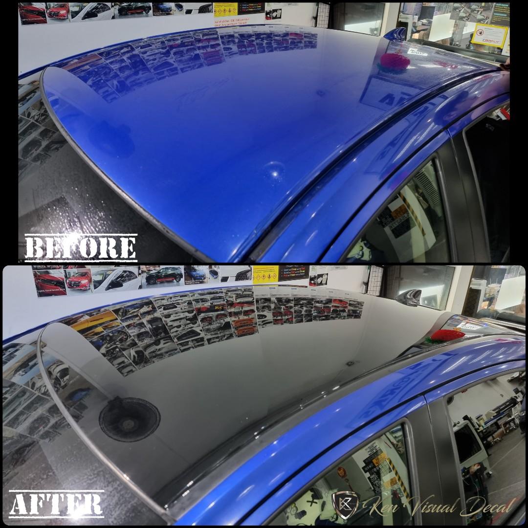 Car Wrap Roof wrap High Gloss Black, Car Accessories, Car