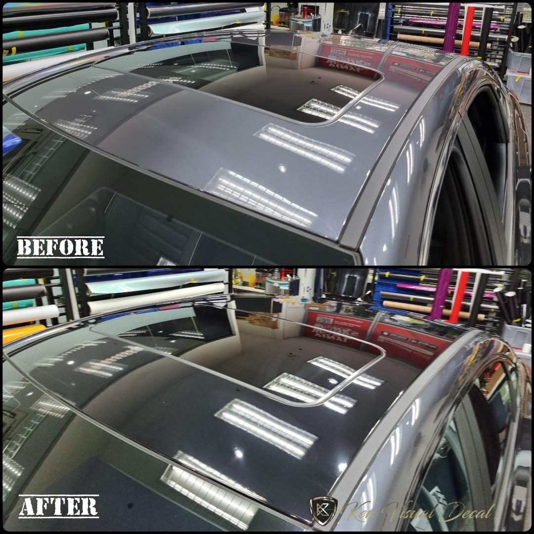Car Wrap Roof wrap High Gloss Black, Car Accessories, Car