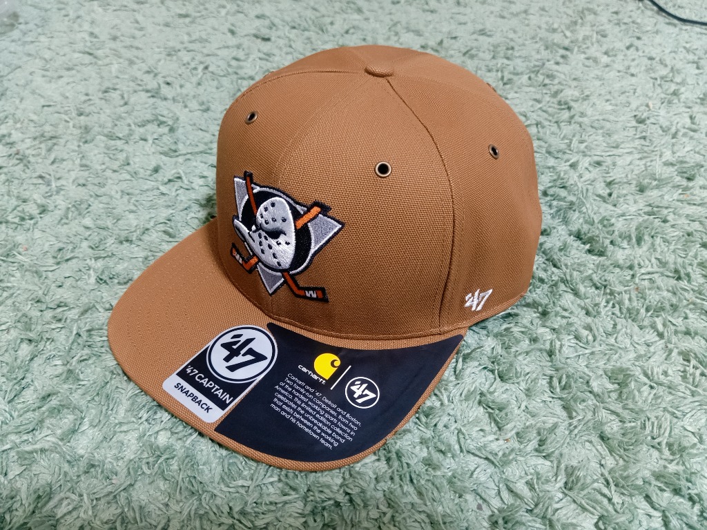 Carhartt x '47 brand Anaheim Mighty Ducks Limited Edition (100% authentic),  Men's Fashion, Watches & Accessories, Cap & Hats on Carousell