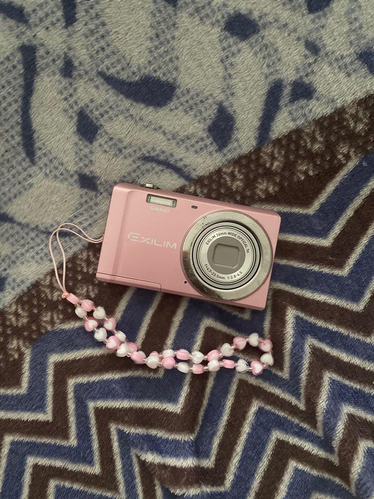 CASIO EXILIM PINK DIGITAL CAMERA Photography Cameras on Carousell