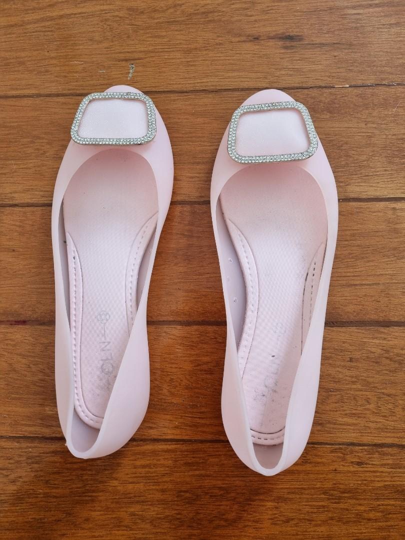 Celine baby pink shoes