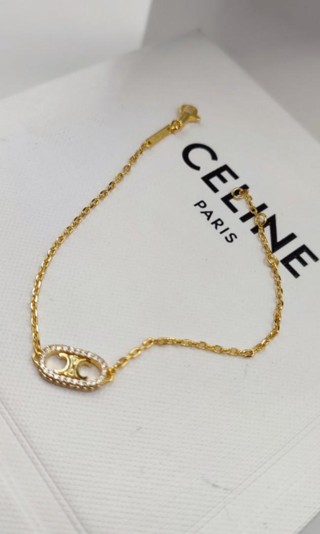 Céline Pre-Owned 1990s Triomphe Chain Necklace - Farfetch