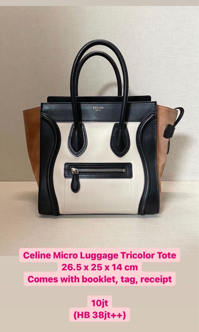 Celine on sale micro tricolor