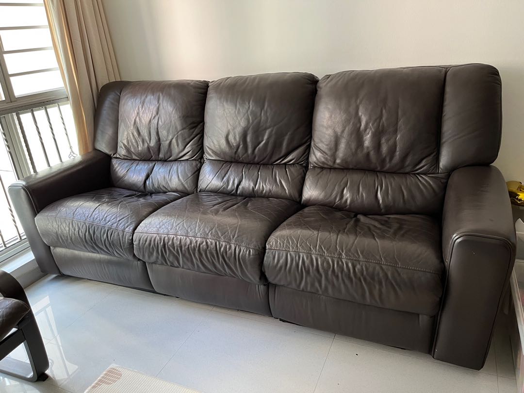 cellini leather sofa review