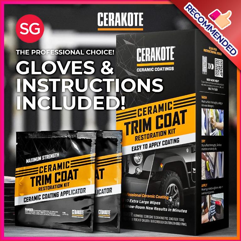 FREE Two-Day Shipping!, 'S CHOICE for plastic trim restorer and  GUARANTEED to last for 2 years! Cerakote Ceramic Trim Coat is a plastic  trim restoration that you don't
