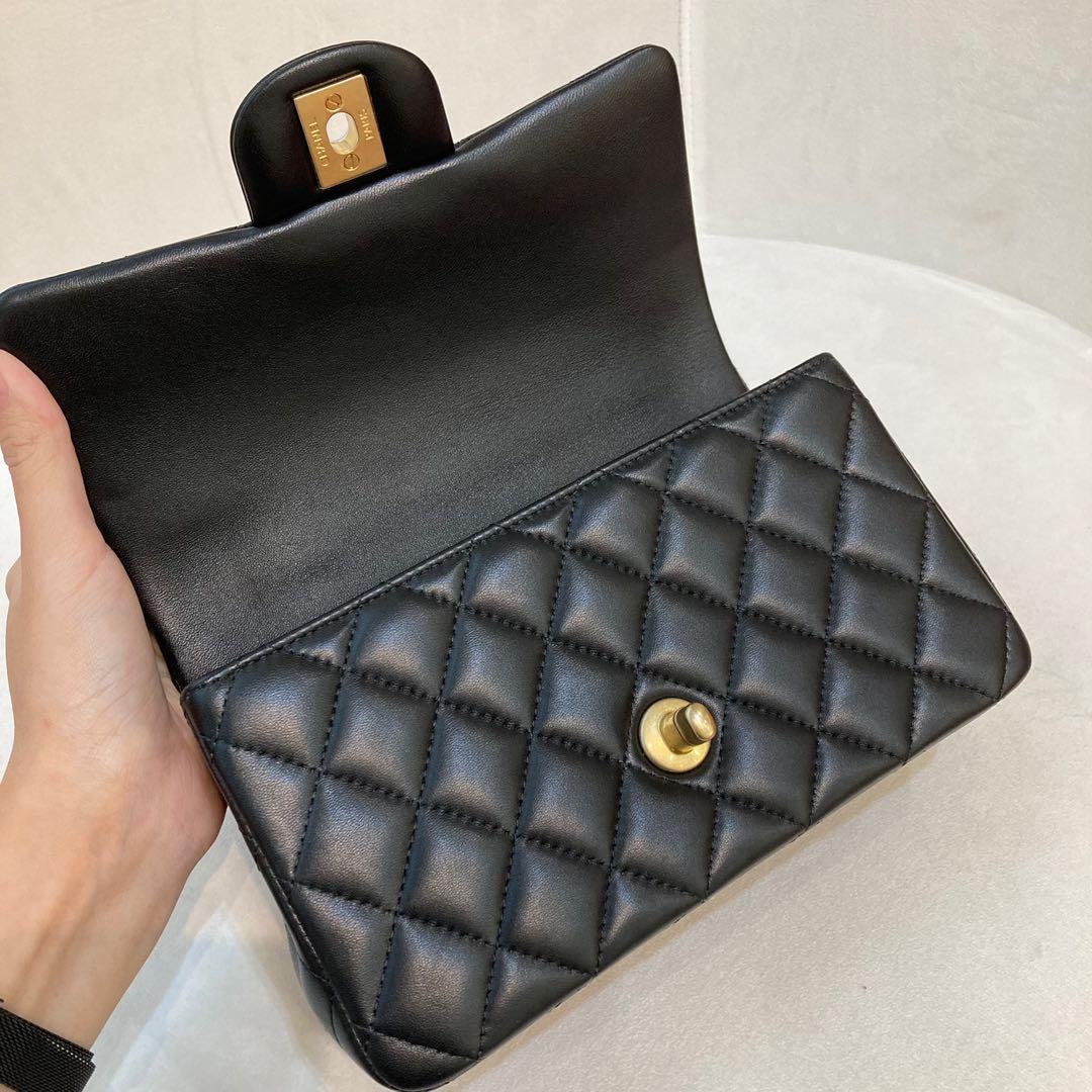 Chanel Mini cf handle, Luxury, Bags & Wallets on Carousell
