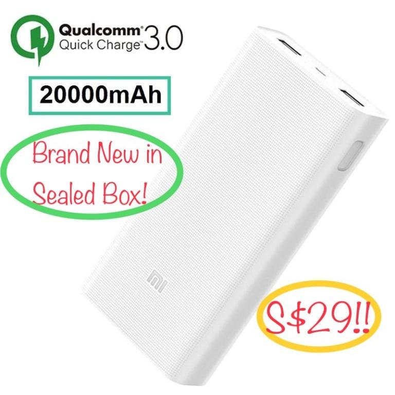CHEAPEST BRAND NEW Xiaomi Powerbank GEN 3 20000mAh 18W Fast Charge