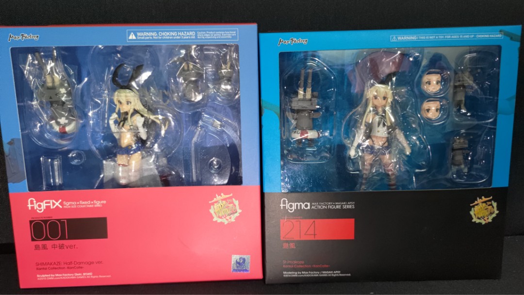 艦隊collection Figma島風 Figfix島風中破ver 興趣及遊戲 玩具 遊戲類 Carousell