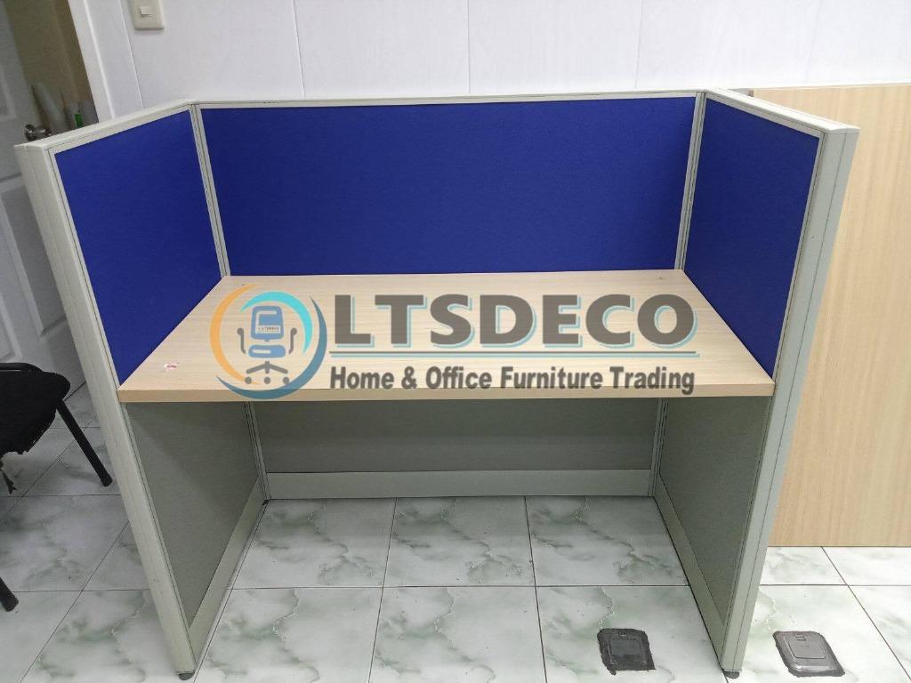 CUBICLE WORKSTATION FULL FABRIC OFFICE PARTITION, Furniture & Home