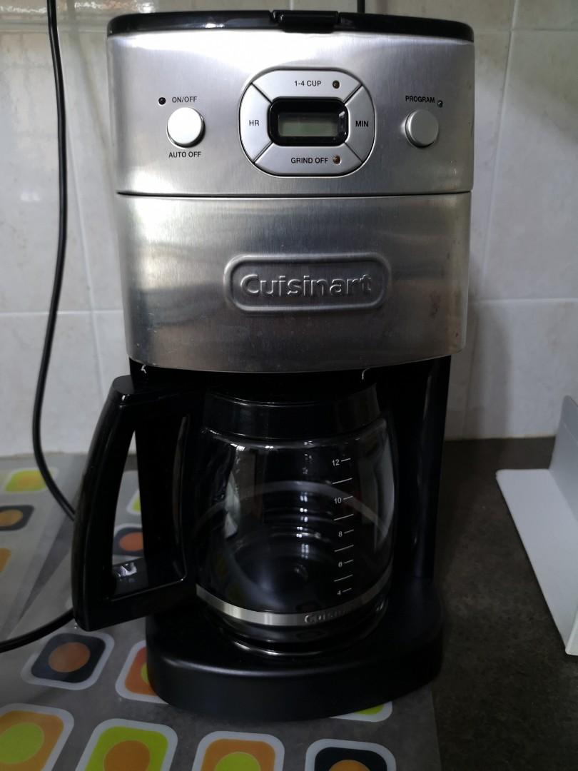 Cuisinart coffee machine DGB625BC, TV & Home Appliances, Kitchen