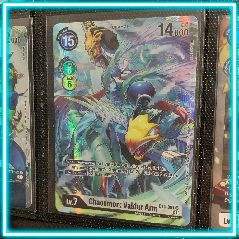 Digimon English TCG Chaosmon Valdur Arm (Alternate Art) BT4091 SR