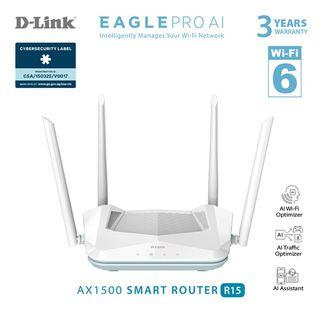 D-Link R15 AX1500 Eagle Pro AI Router