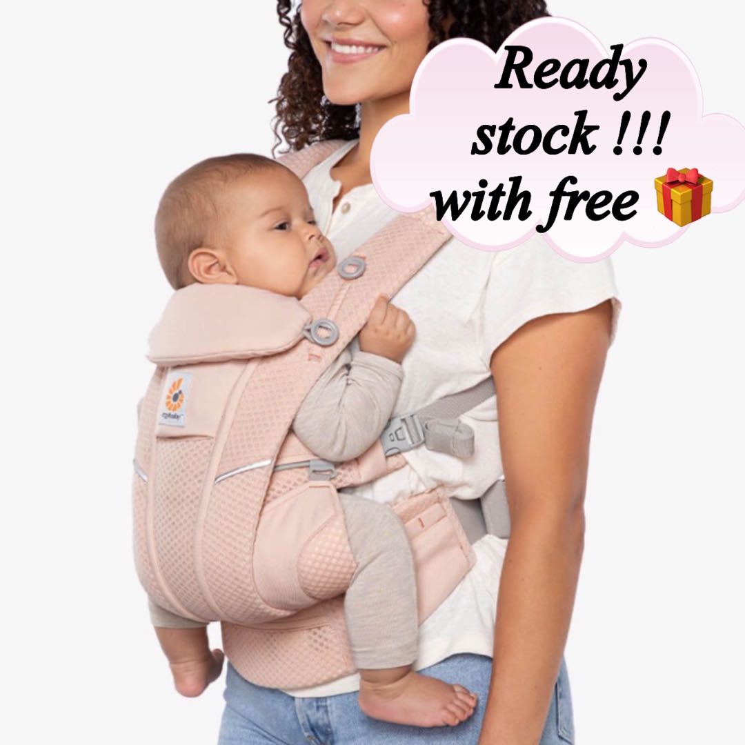 Ergobaby Baby Carrier Pink Quartz Omni Breeze 2021 model, Babies & Kids