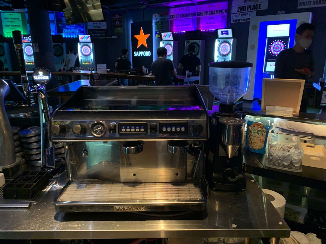 Expobar Commercial Coffee Machine and Mazzer Grinder, TV & Home