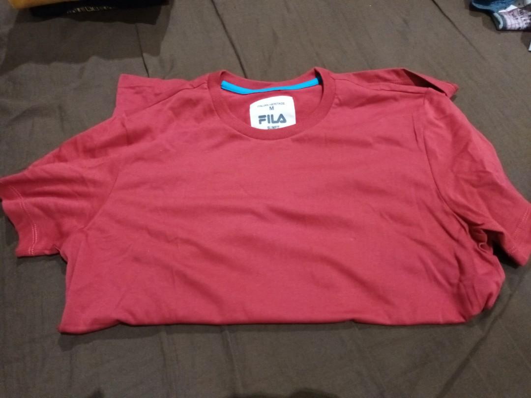 Fila plain t shirt Clearance