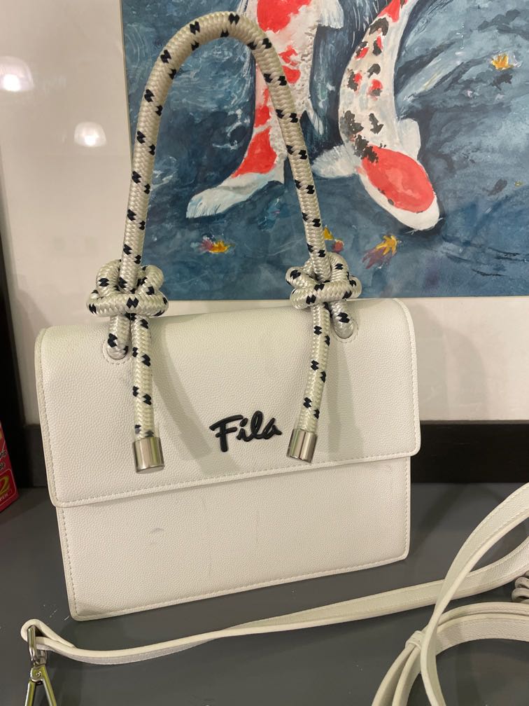 Fila shoulder bag white on sale
