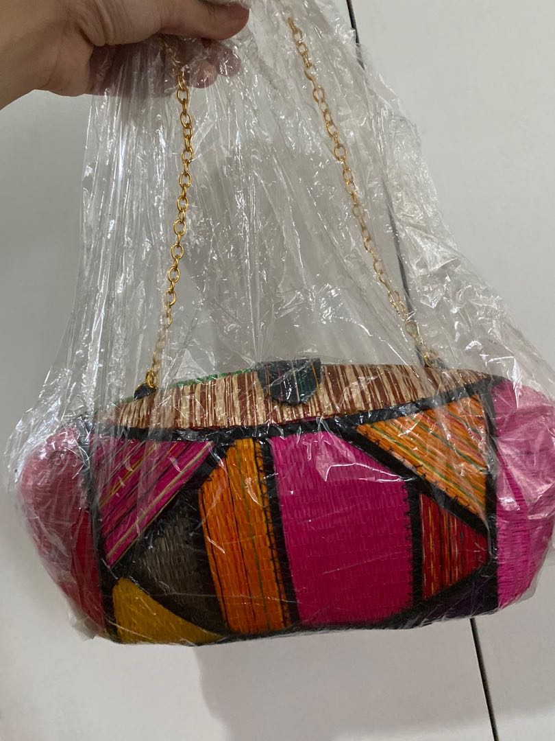 Filipino Weaved Clutch, Women's Fashion, Bags & Wallets, Clutches on
