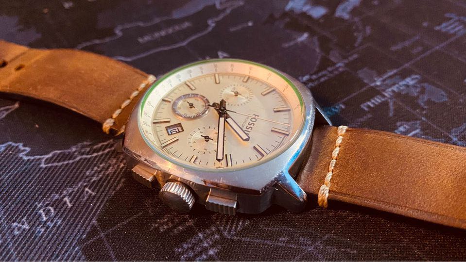 Fossil sales haywood chronograph