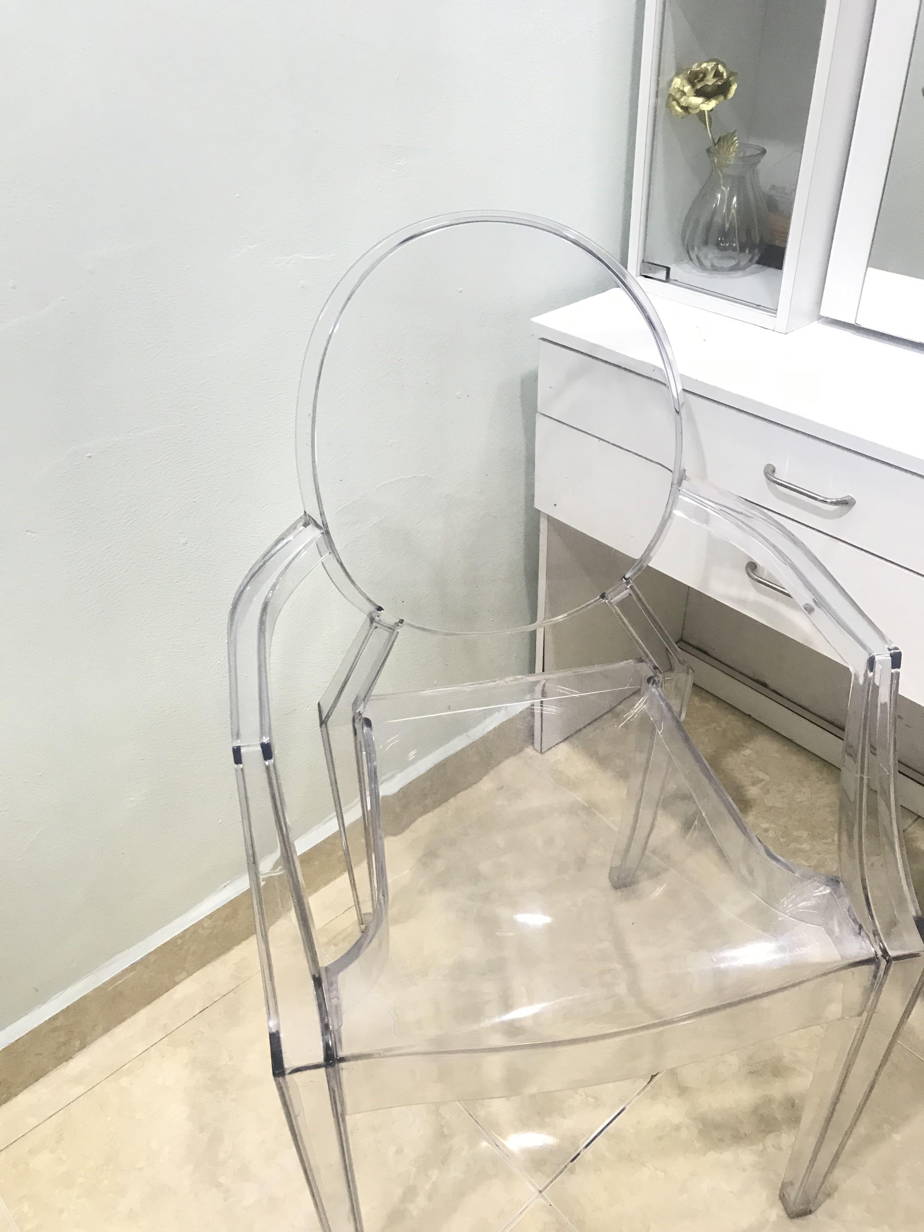 Clear perspex best sale chair ikea