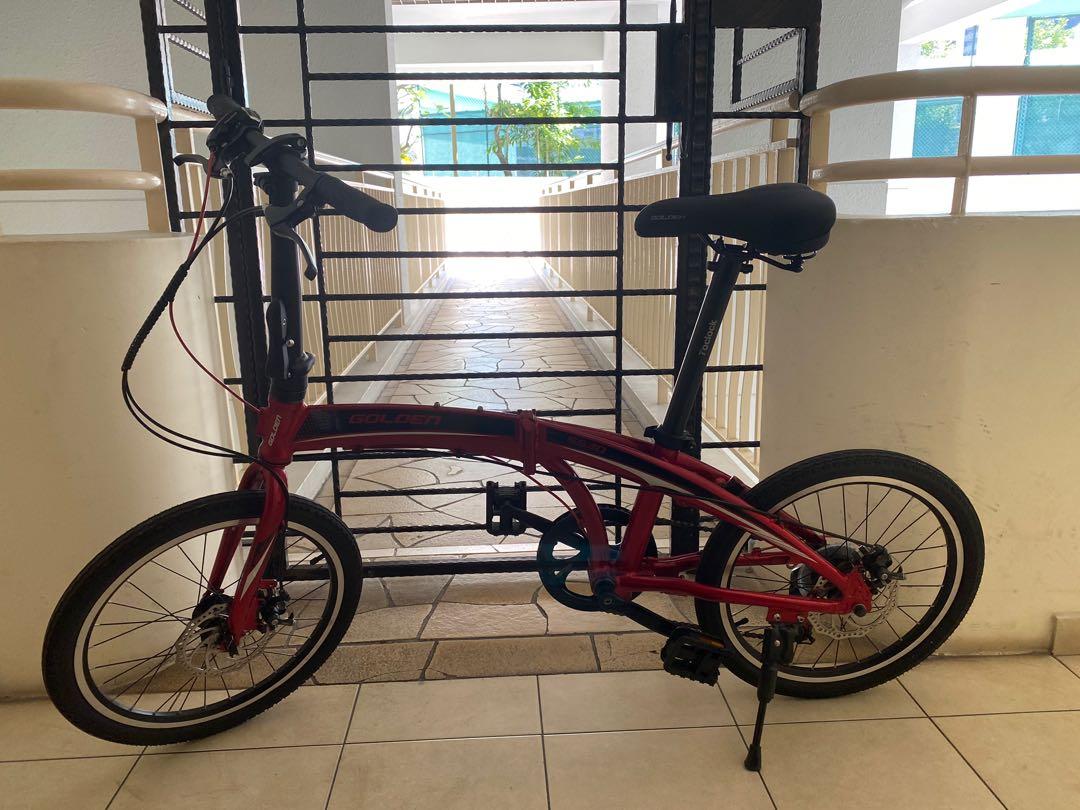 Golden bike 20 inch foldable 7 speed, Sports Equipment, Bicycles