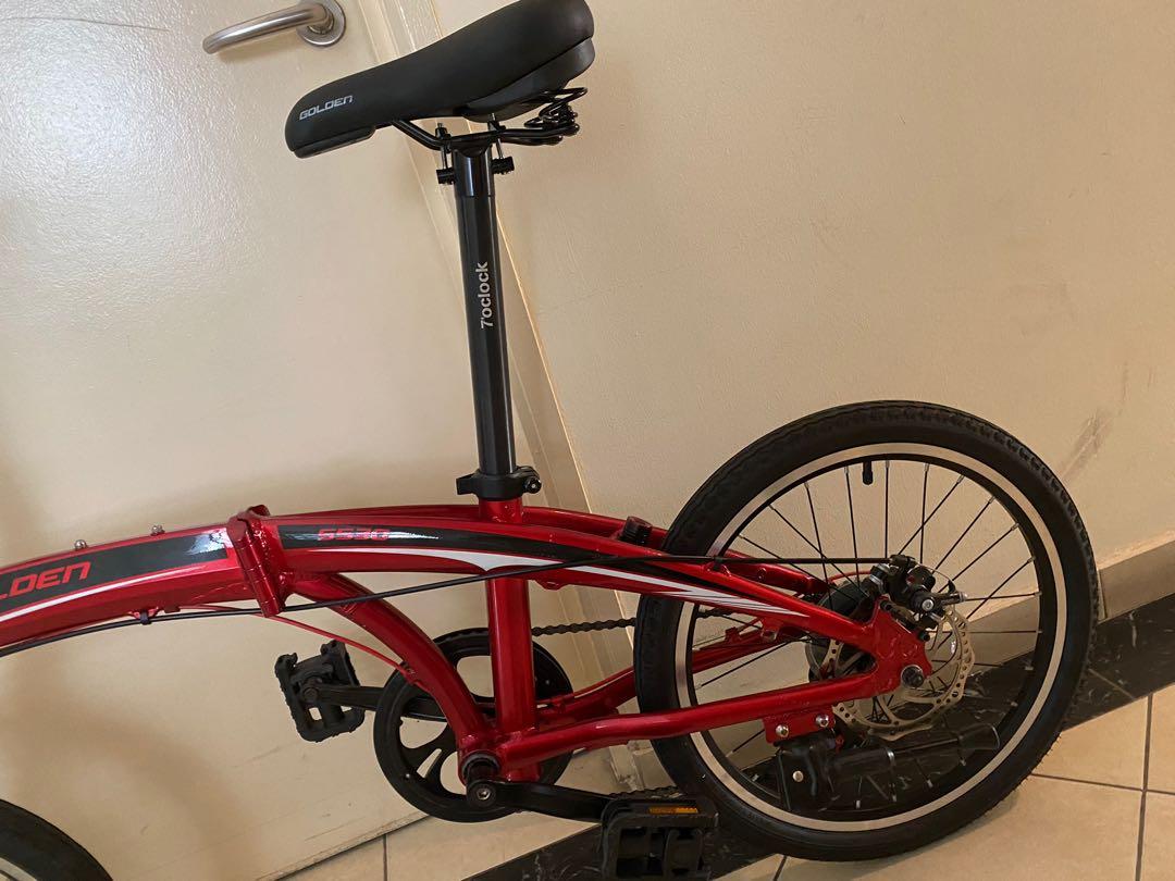 Golden bike 20 inch foldable 7 speed, Sports Equipment, Bicycles