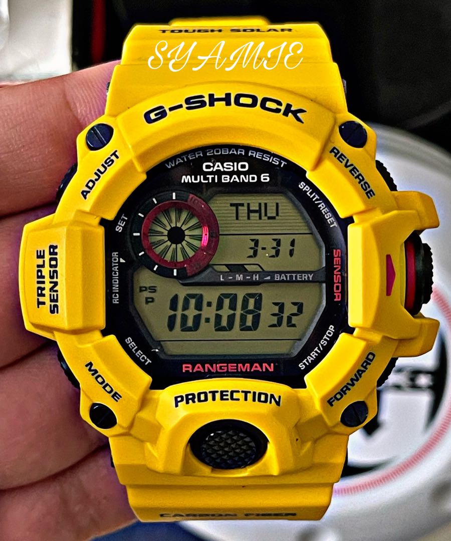 G-Shock GW-9430EJ-9JR 30th Anniversary Lightning Yellow Rangeman
