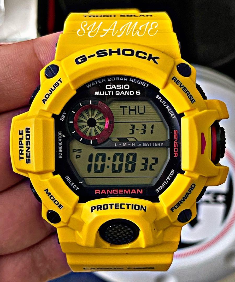 G-Shock GW-9430EJ-9JR 30th Anniversary Lightning Yellow Rangeman 