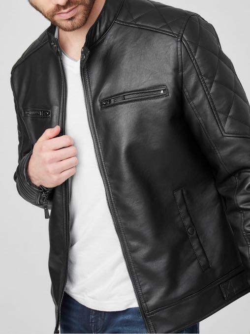 Guess factory men's jackets sales