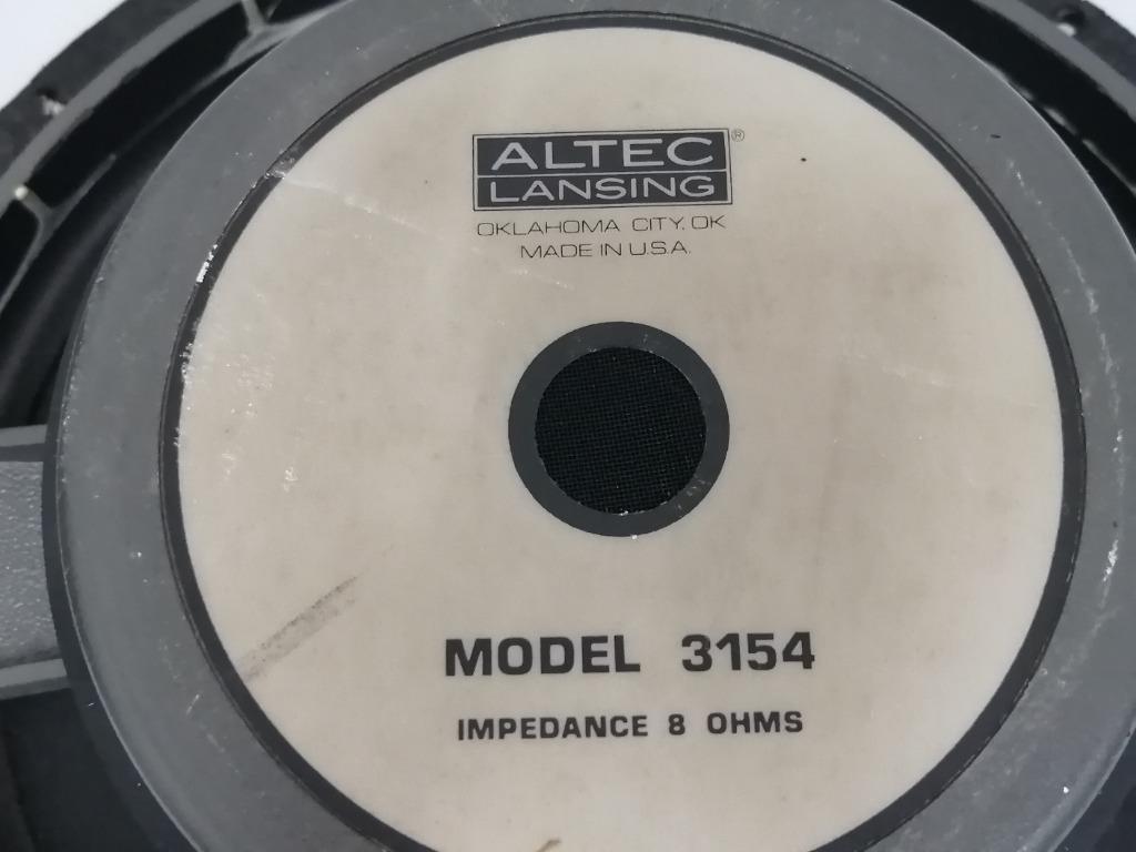 H758 Altec Lansing Speaker 1pc 15 inch model 3154